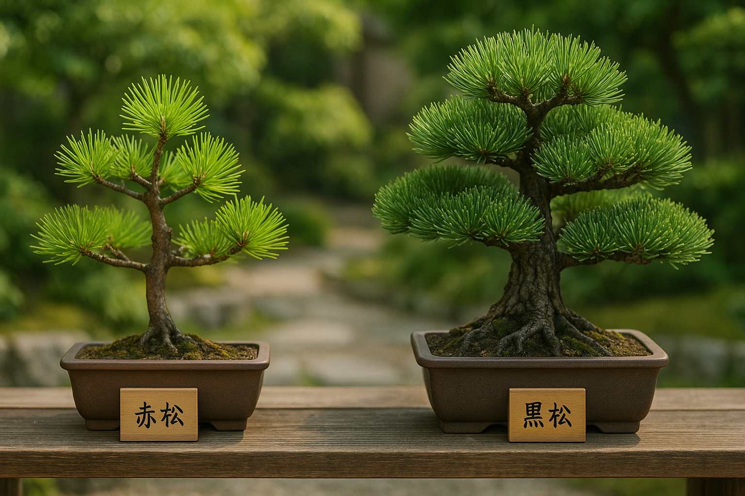 赤松と黒松の盆栽の違いとは？見分け方・値段・育て方まで解説！ | 盆栽大学